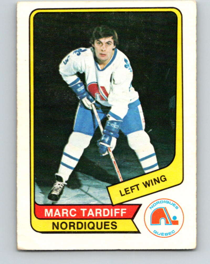 1976-77 WHA O-Pee-Chee #118 Marc Tardif Quebec Nordiques V7776