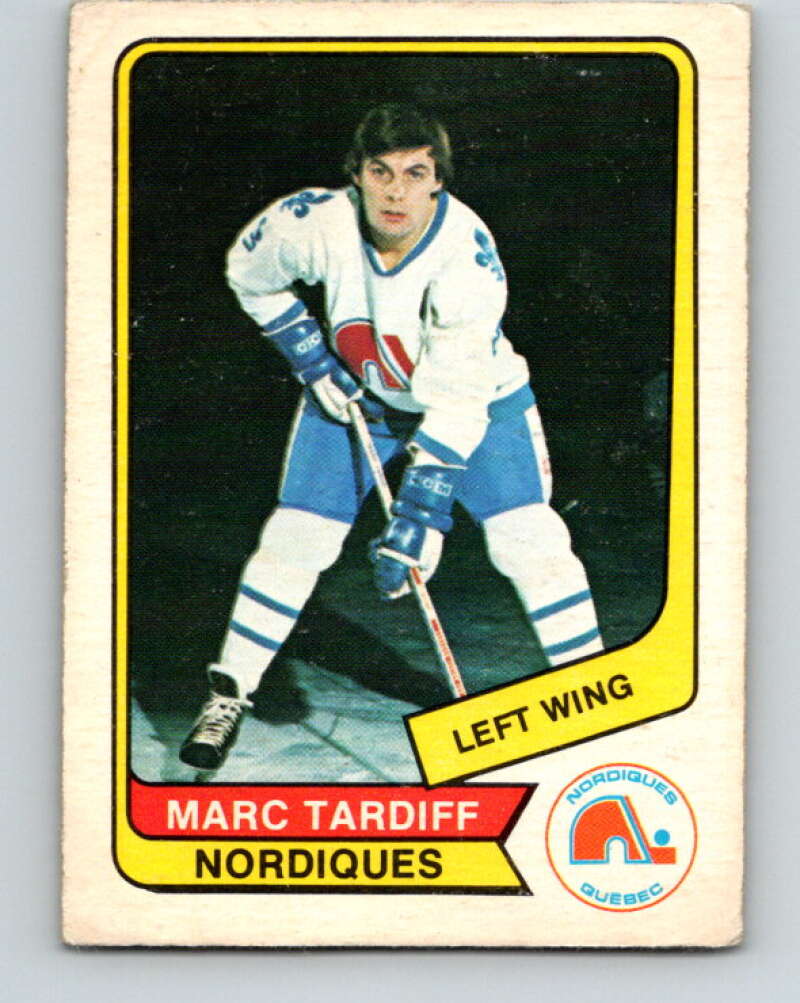 1976-77 WHA O-Pee-Chee #118 Marc Tardif Quebec Nordiques V7777