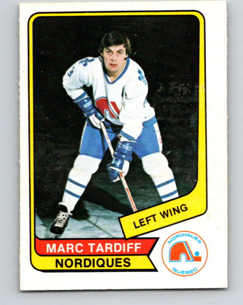 1976-77 WHA O-Pee-Chee #118 Marc Tardif Quebec Nordiques V7778