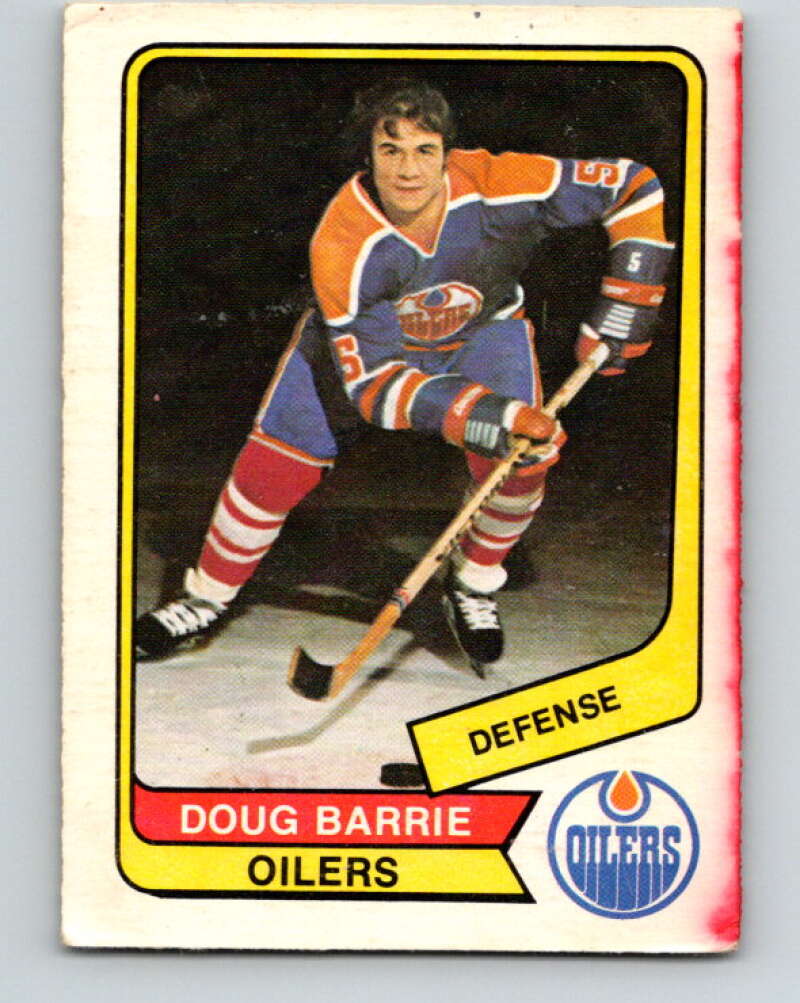 1976-77 WHA O-Pee-Chee #119 Doug Barrie Edmonton Oilers V7779