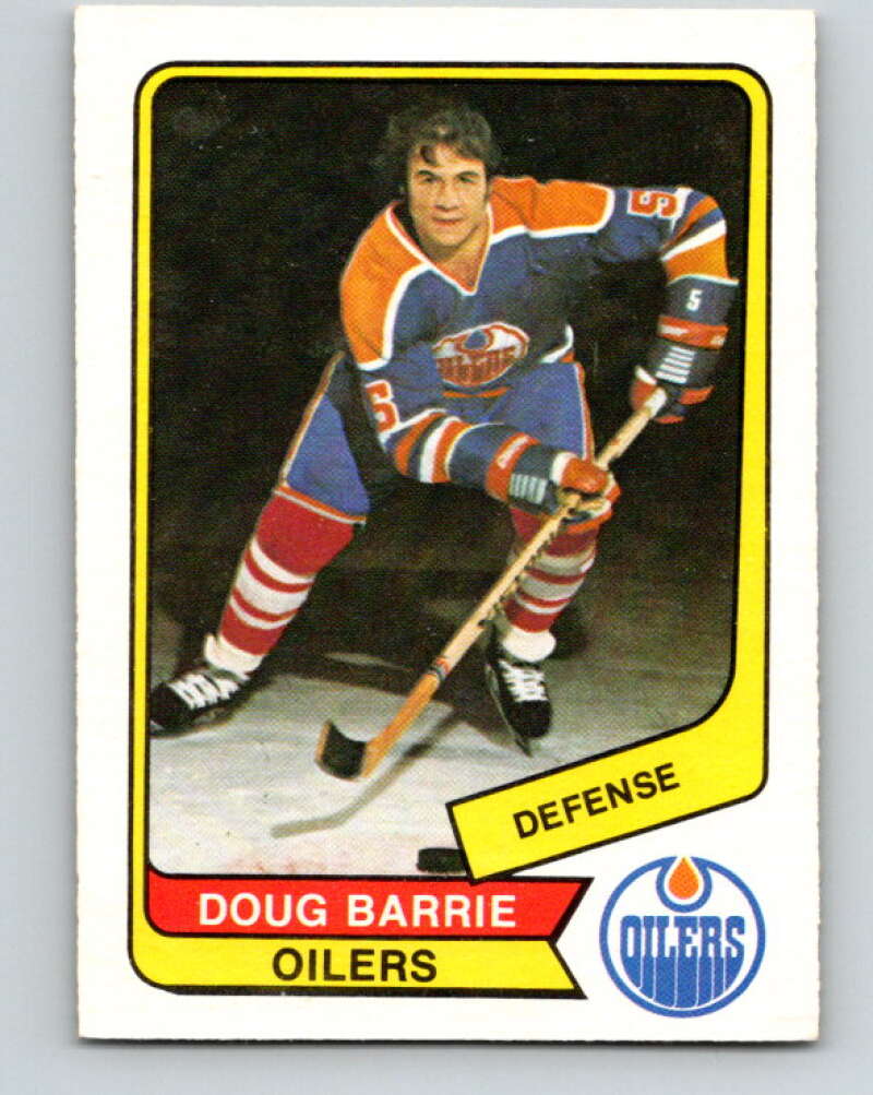 1976-77 WHA O-Pee-Chee #119 Doug Barrie Edmonton Oilers V7780