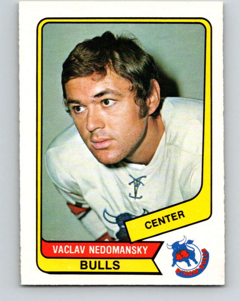 1976-77 WHA O-Pee-Chee #120 Vaclav Nedomansky Birmingham Bulls V7781
