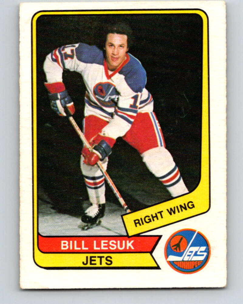 1976-77 WHA O-Pee-Chee #121 Bill Lesuk Winnipeg Jets V7782