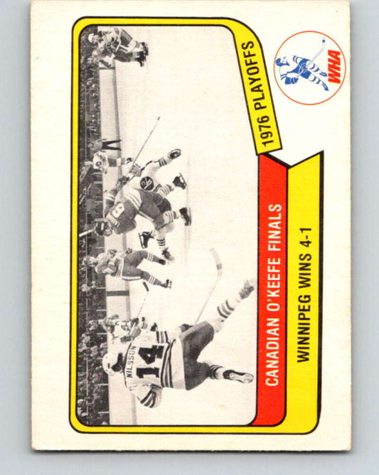 1976-77 WHA O-Pee-Chee #130 Canadian Finals   V7795