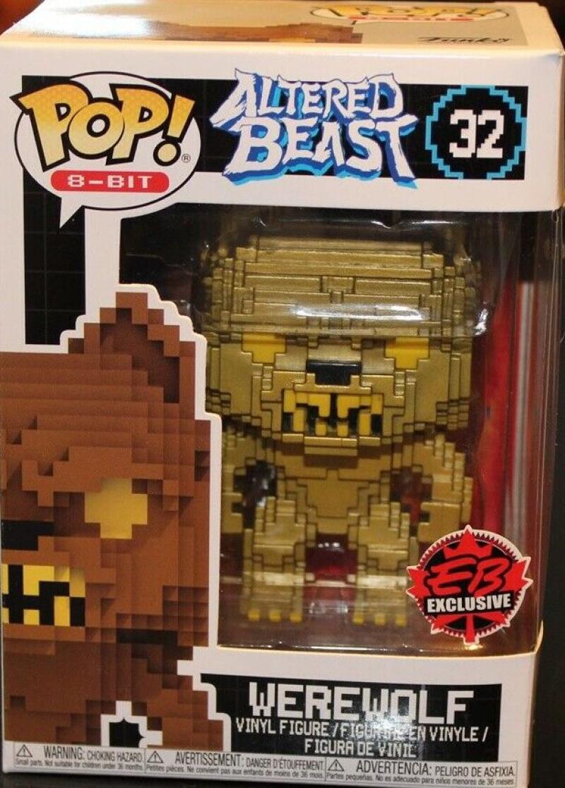 Funko Pop - 32 8-Bit Altered Beast - Werewolf Vinyl Figure *EXCLUSIVE Image 1