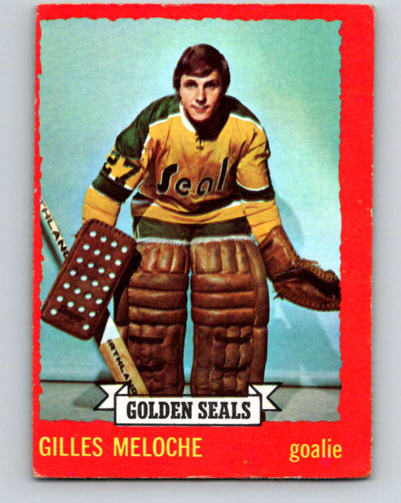 1973-74 O-Pee-Chee #2 Gilles Meloche California Golden Seals V7923