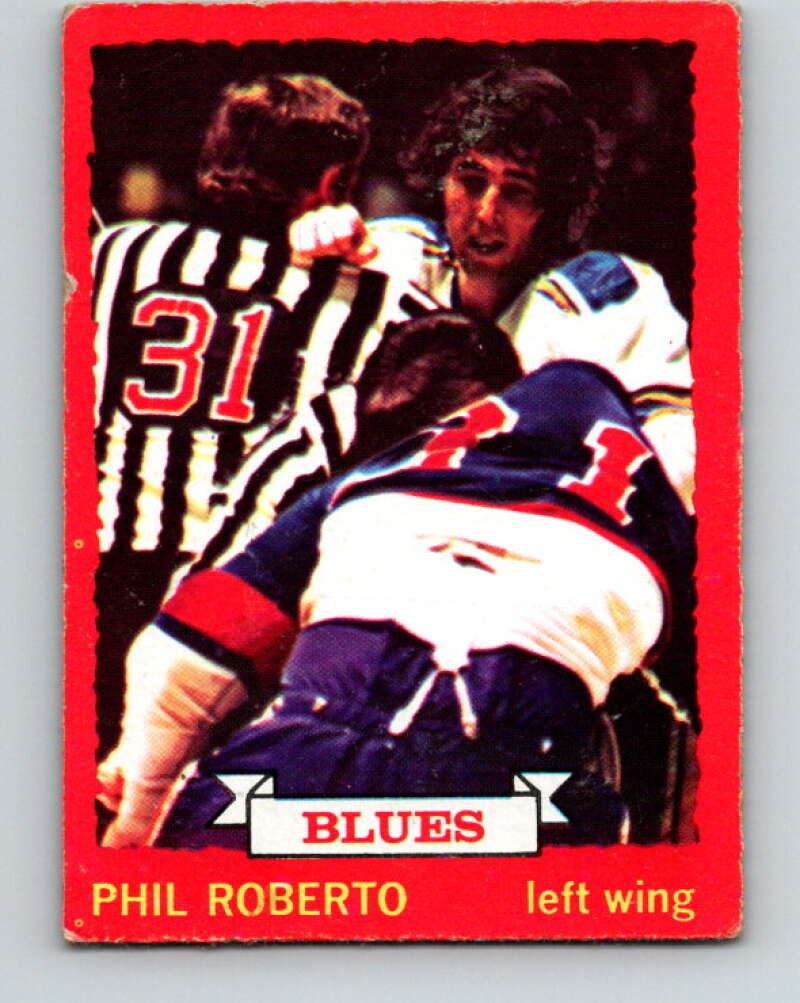 1973-74 O-Pee-Chee #3 Phil Roberto St. Louis Blues V7925
