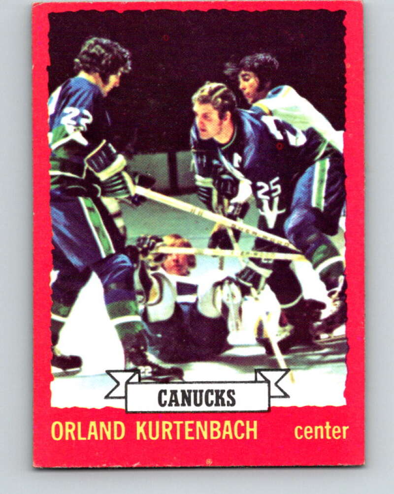 1973-74 O-Pee-Chee #4 Orland Kurtenbach Vancouver Canucks V7929