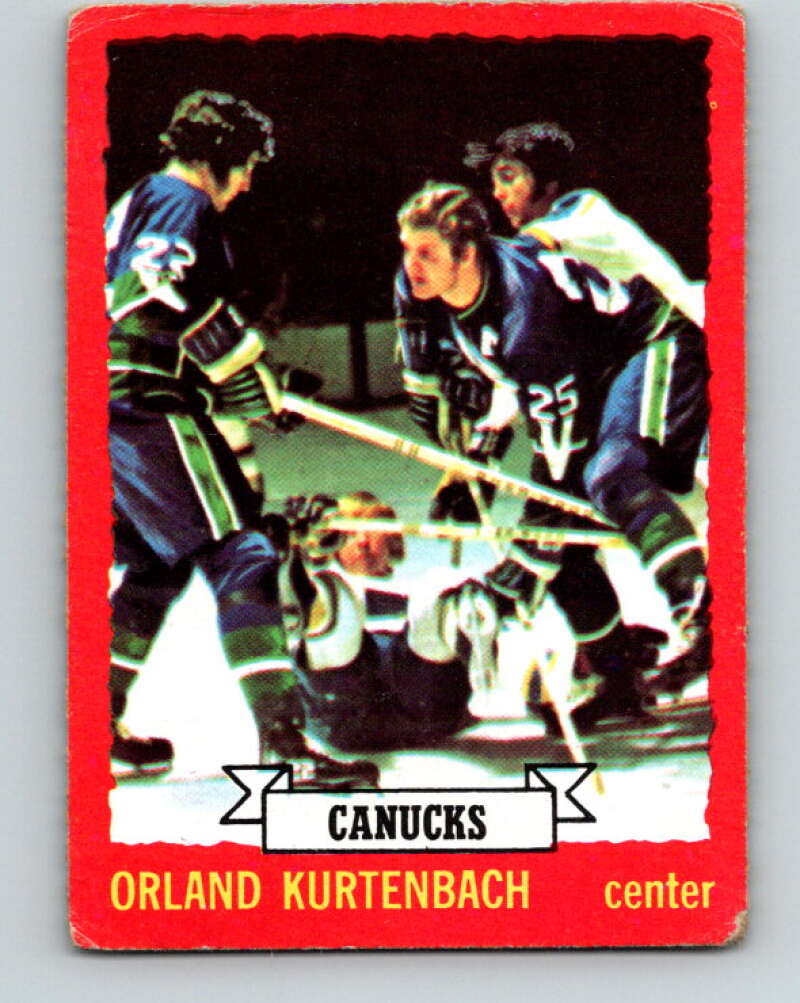 1973-74 O-Pee-Chee #4 Orland Kurtenbach Vancouver Canucks V7931