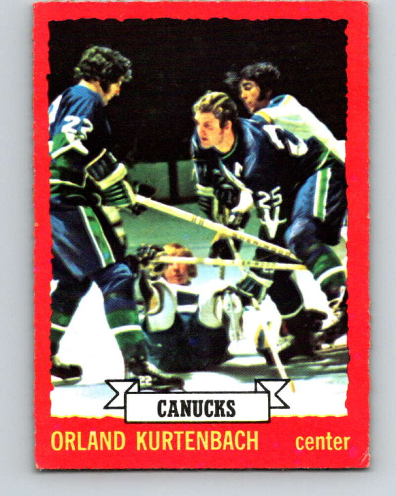 1973-74 O-Pee-Chee #4 Orland Kurtenbach Vancouver Canucks V7932