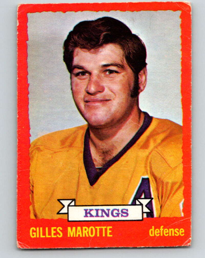 1973-74 O-Pee-Chee #5 Gilles Marotte Los Angeles Kings V7933