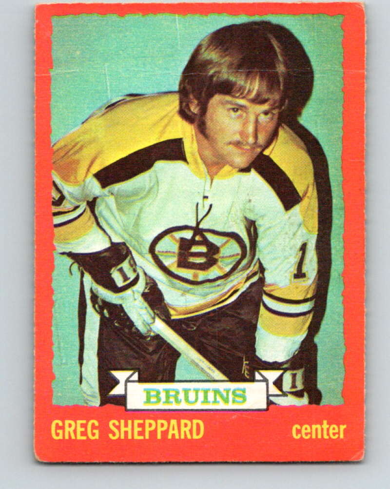 1973-74 O-Pee-Chee #8 Gregg Sheppard Boston Bruins V7946