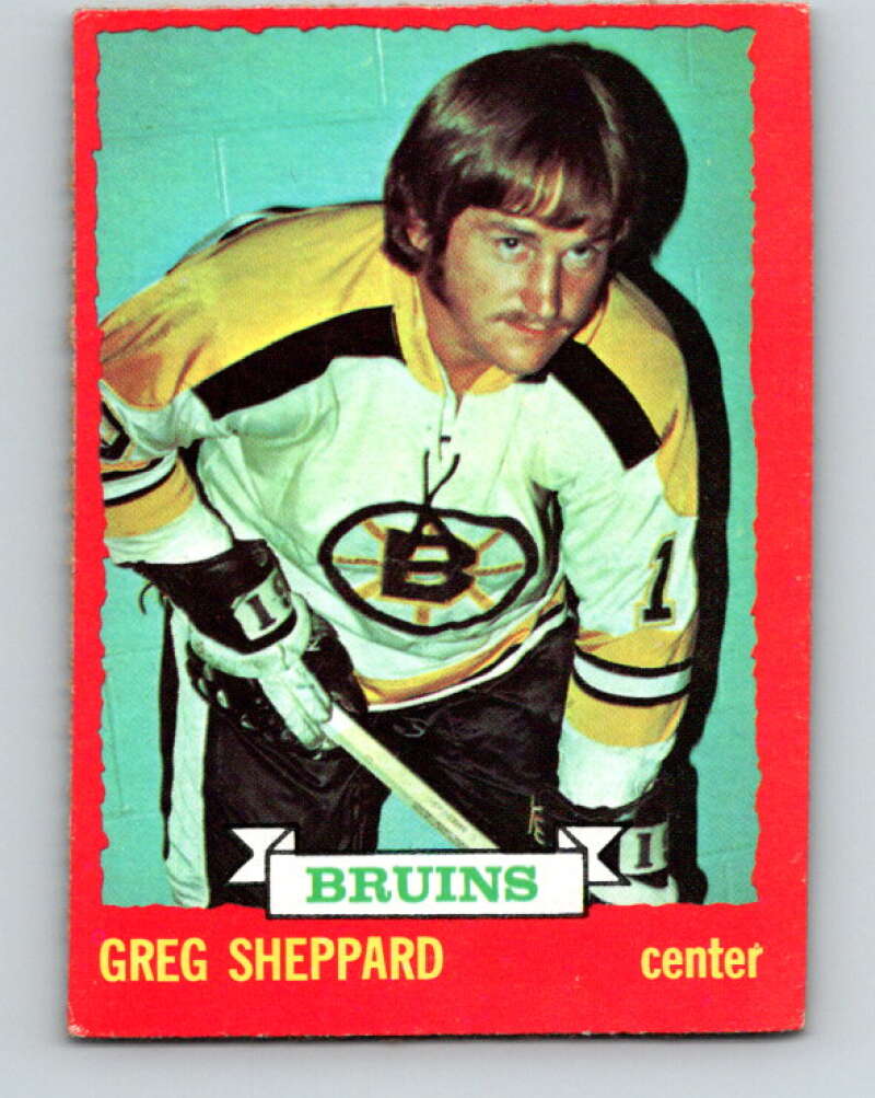 1973-74 O-Pee-Chee #8 Gregg Sheppard Boston Bruins V7948