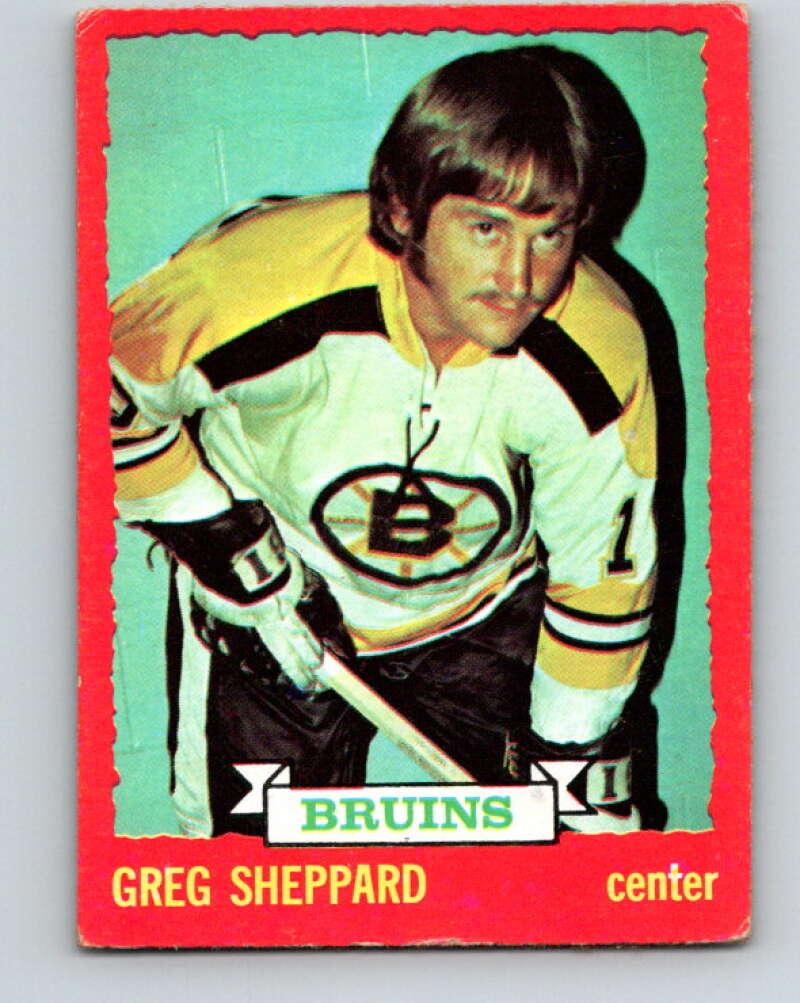 1973-74 O-Pee-Chee #8 Gregg Sheppard Boston Bruins V7949