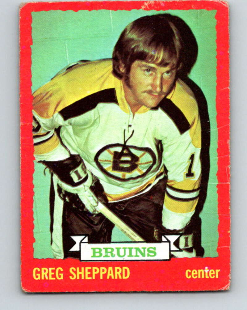 1973-74 O-Pee-Chee #8 Gregg Sheppard Boston Bruins V7951