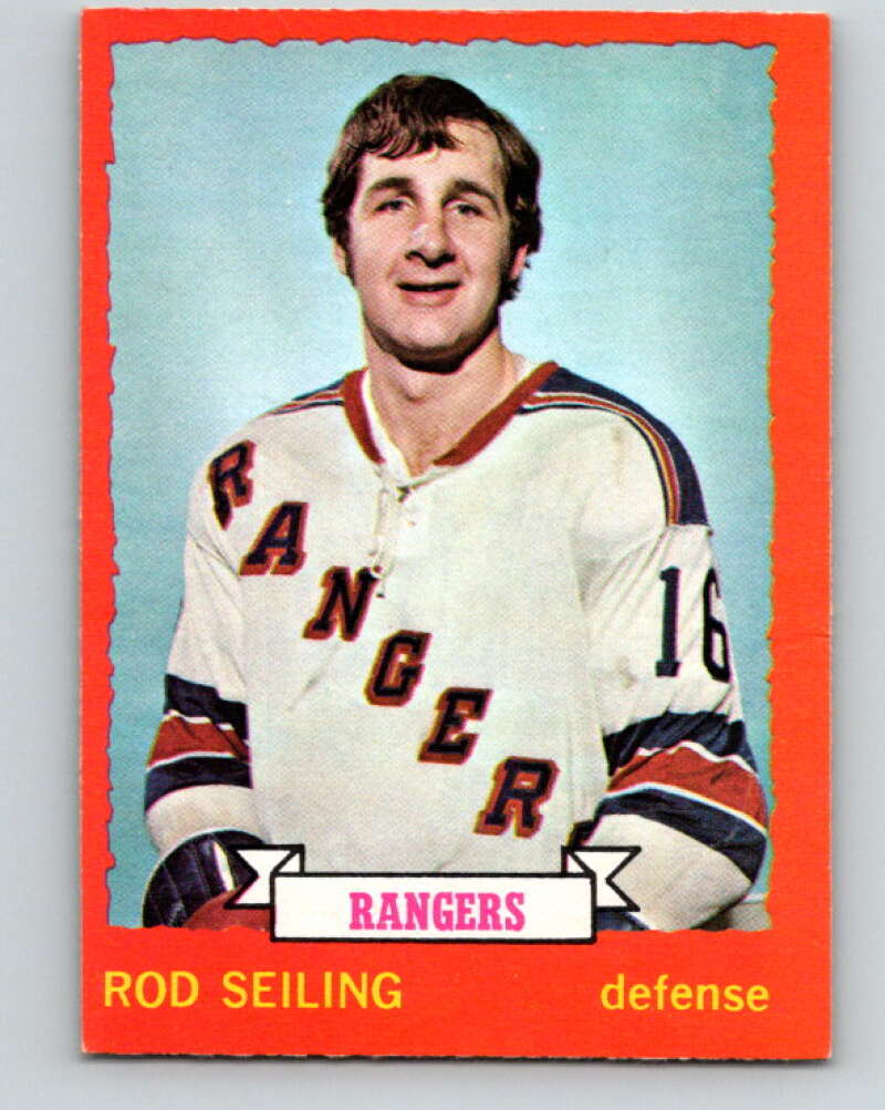 1973-74 O-Pee-Chee #9 Rod Seiling New York Rangers V7952