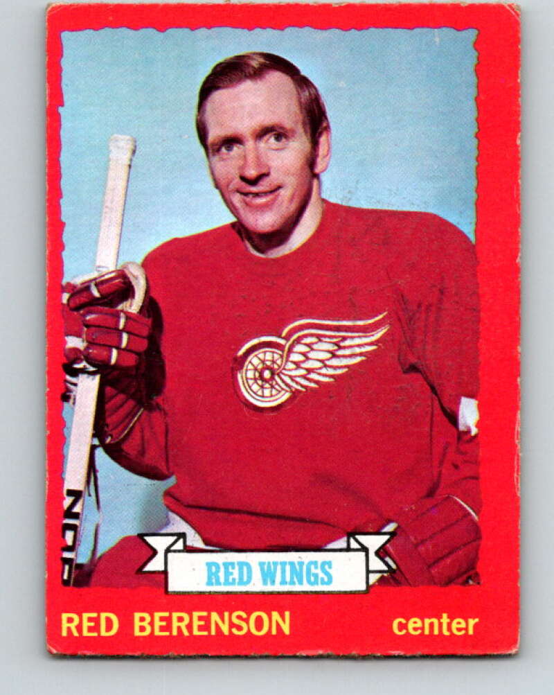 1973-74 O-Pee-Chee #10 Red Berenson Detroit Red Wings V7955