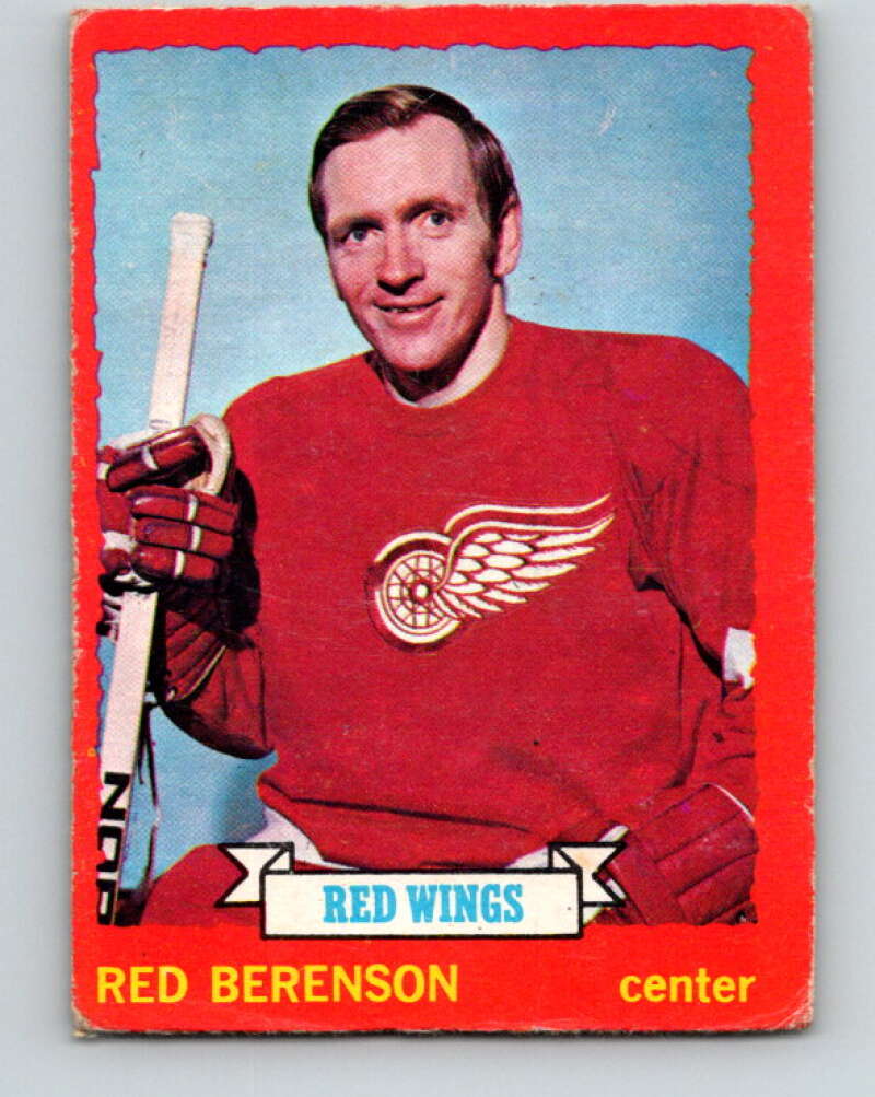 1973-74 O-Pee-Chee #10 Red Berenson Detroit Red Wings V7957