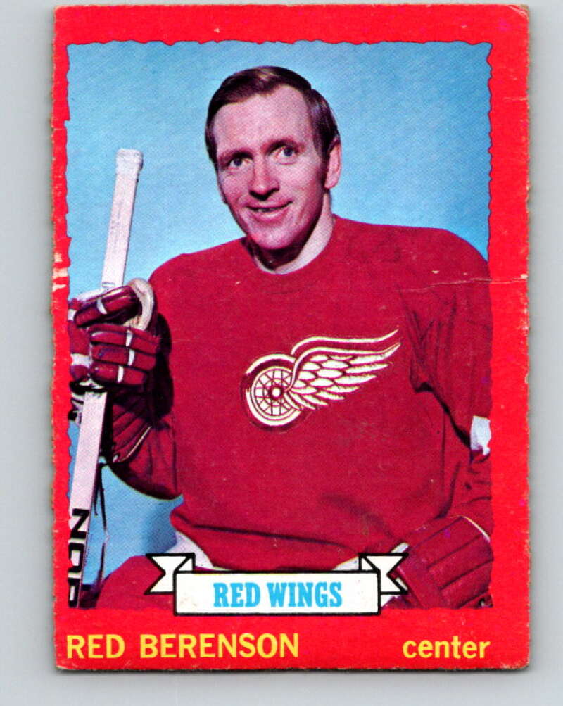 1973-74 O-Pee-Chee #10 Red Berenson Detroit Red Wings V7958