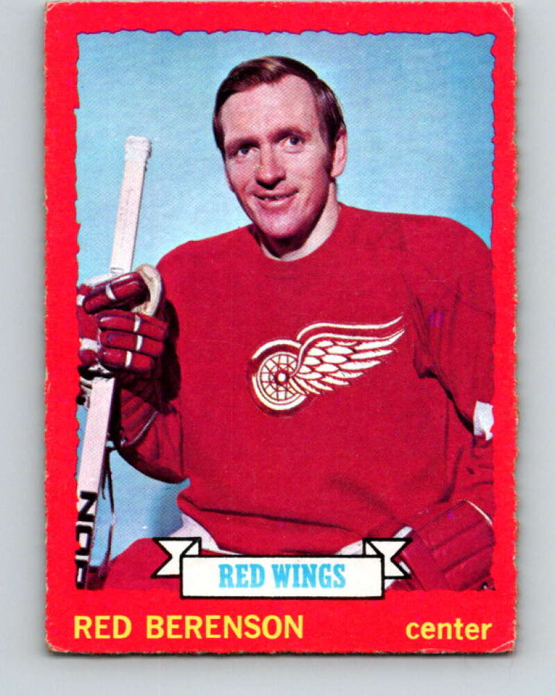 1973-74 O-Pee-Chee #10 Red Berenson Detroit Red Wings V7959