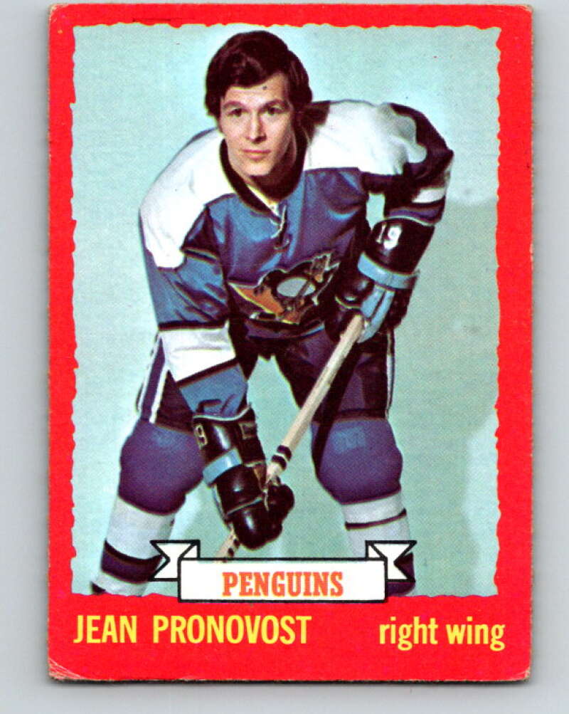 1973-74 O-Pee-Chee #11 Jean Pronovost Pittsburgh Penguins V7961
