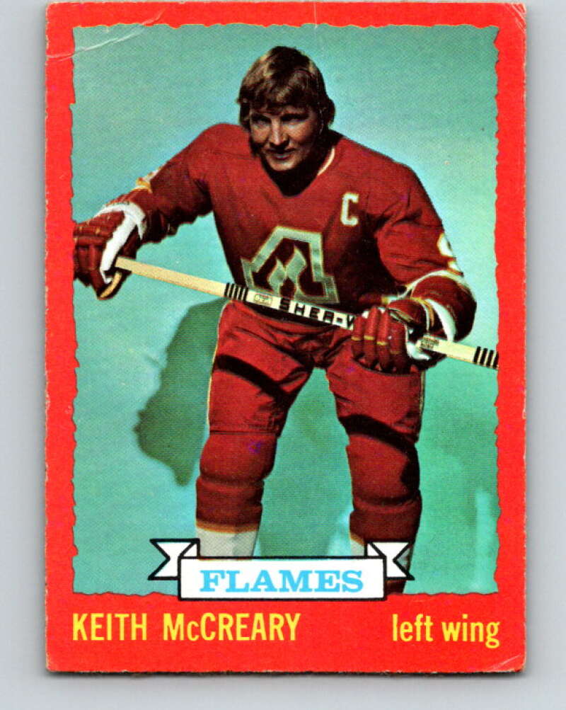 1973-74 O-Pee-Chee #13 Keith McCreary Atlanta Flames V7966