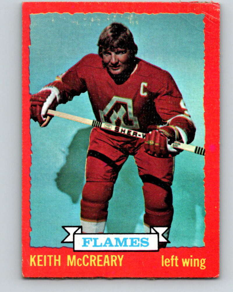 1973-74 O-Pee-Chee #13 Keith McCreary Atlanta Flames V7967