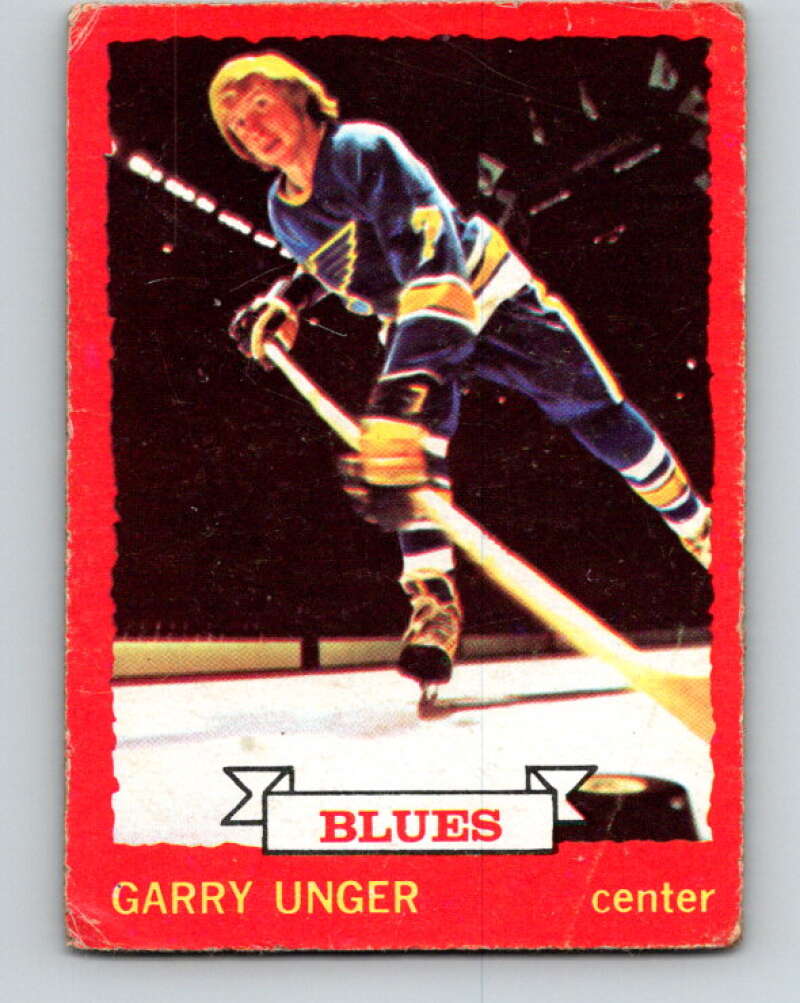 1973-74 O-Pee-Chee #15 Garry Unger St. Louis Blues V7975