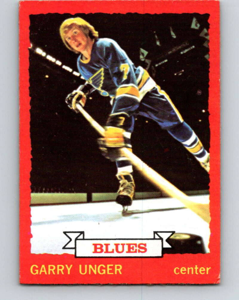 1973-74 O-Pee-Chee #15 Garry Unger St. Louis Blues V7976
