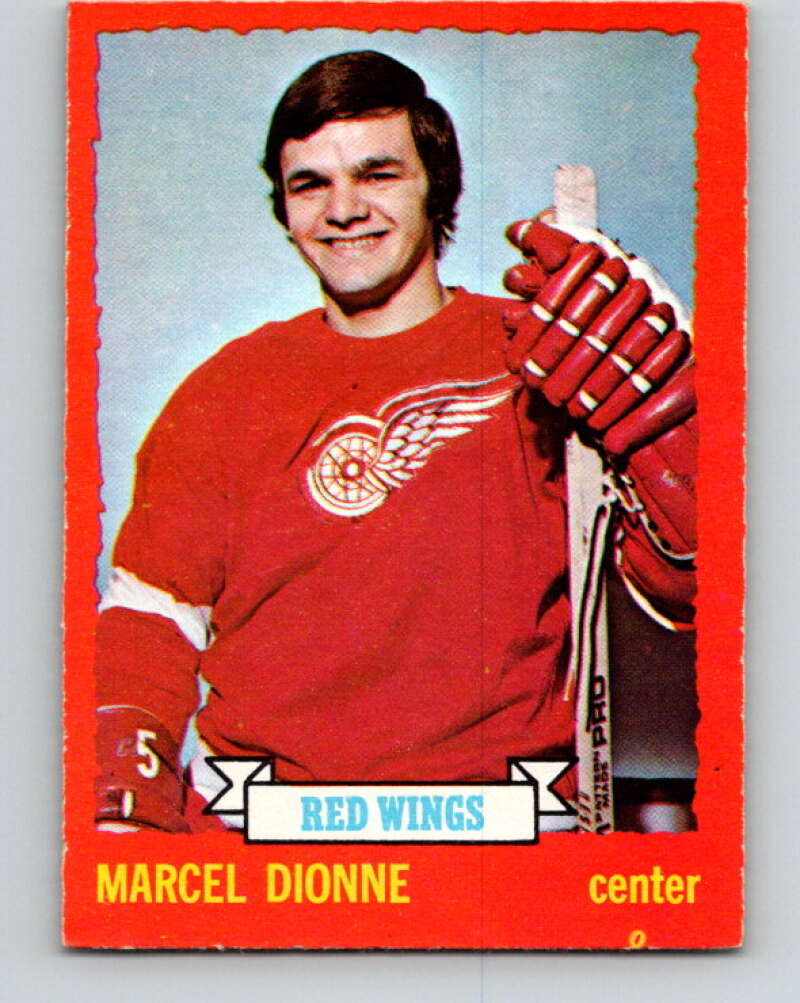 1973-74 O-Pee-Chee #17 Marcel Dionne Detroit Red Wings V7981