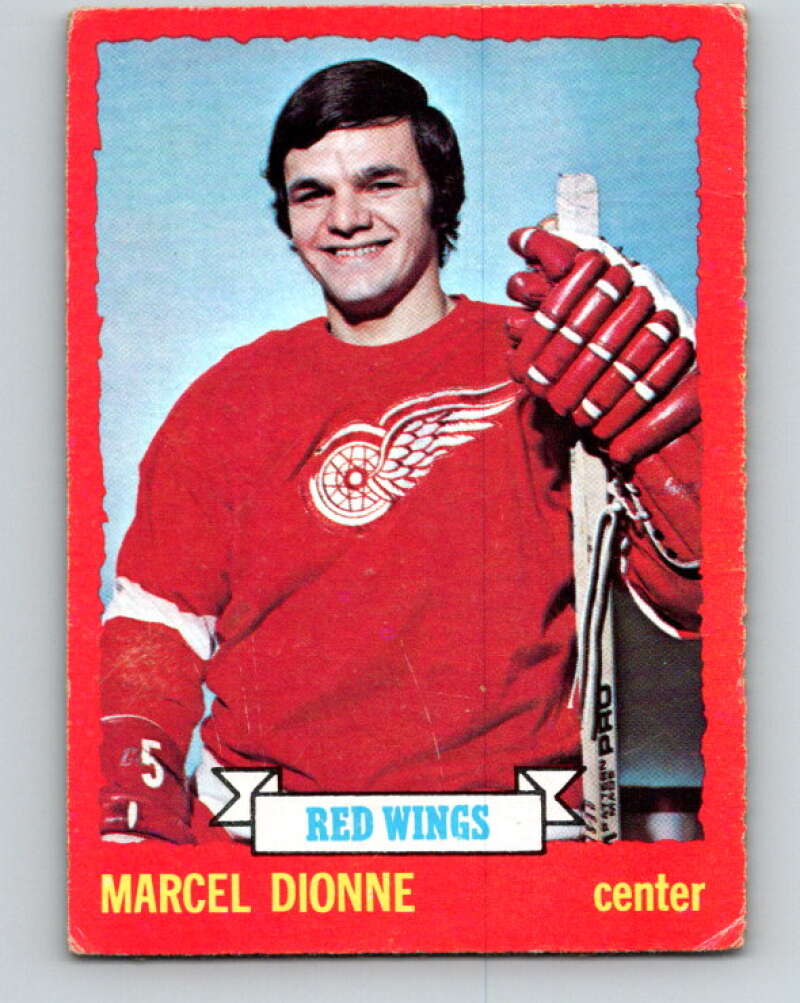 1973-74 O-Pee-Chee #17 Marcel Dionne Detroit Red Wings V7982