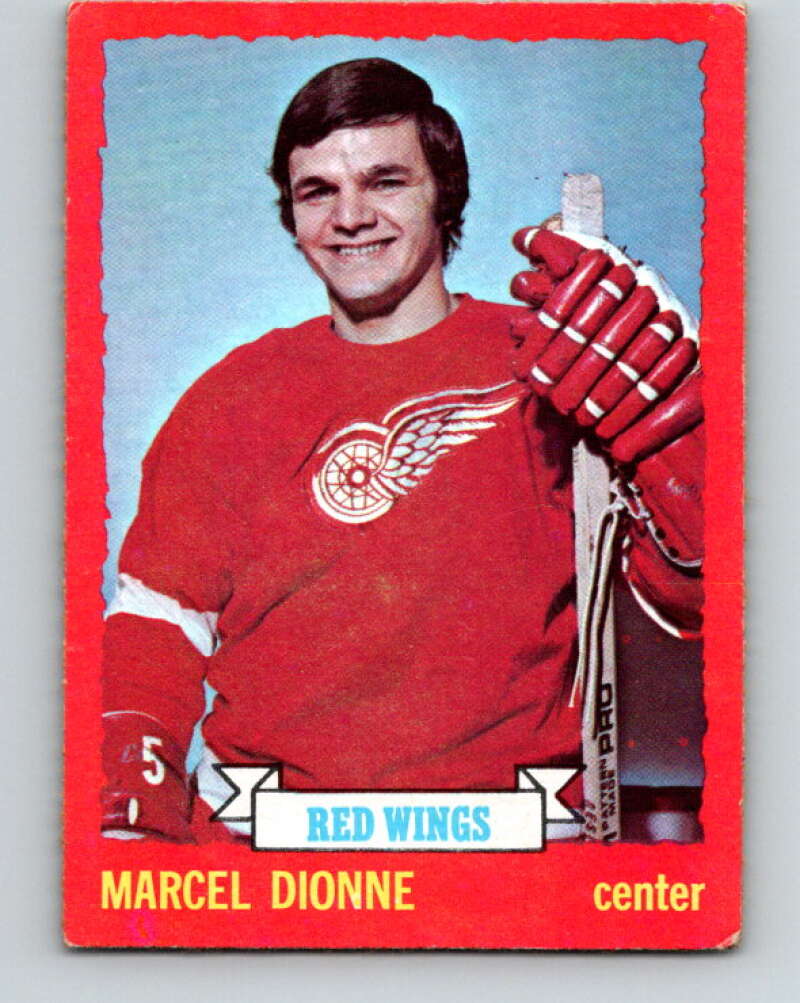 1973-74 O-Pee-Chee #17 Marcel Dionne Detroit Red Wings V7985