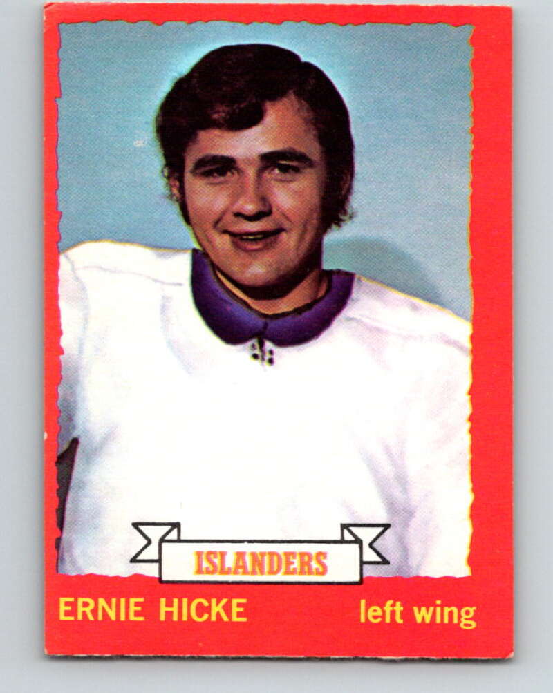 1973-74 O-Pee-Chee #18 Ernie Hicke New York Islanders V7988