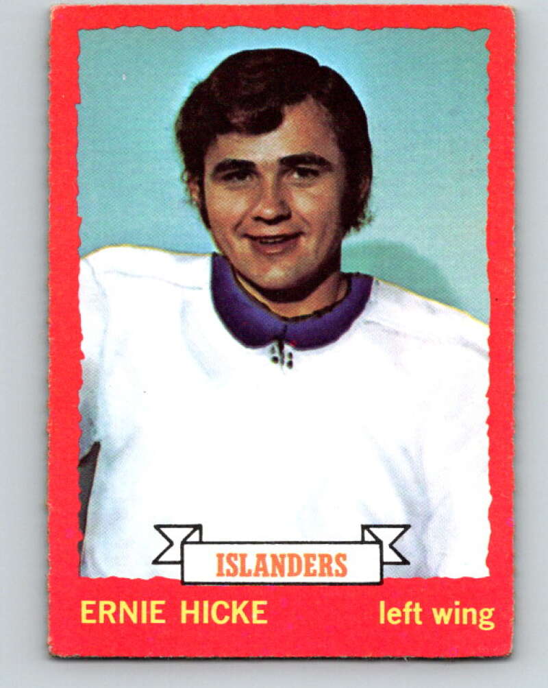 1973-74 O-Pee-Chee #18 Ernie Hicke New York Islanders V7993