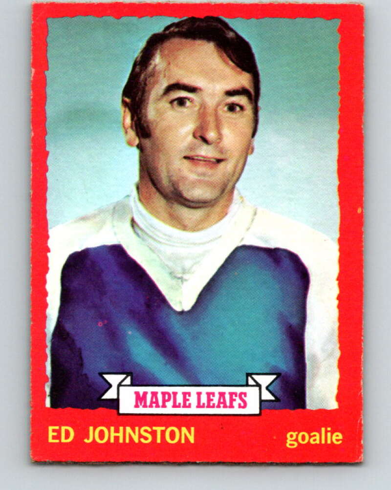 1973-74 O-Pee-Chee #23 Ed Johnston Toronto Maple Leafs V8011