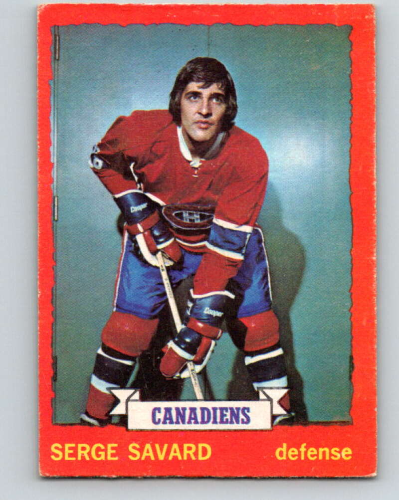 1973-74 O-Pee-Chee #24 Serge Savard  Montreal Canadiens  V8016