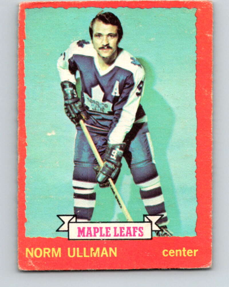1973-74 O-Pee-Chee #27 Norm Ullman Toronto Maple Leafs V8029