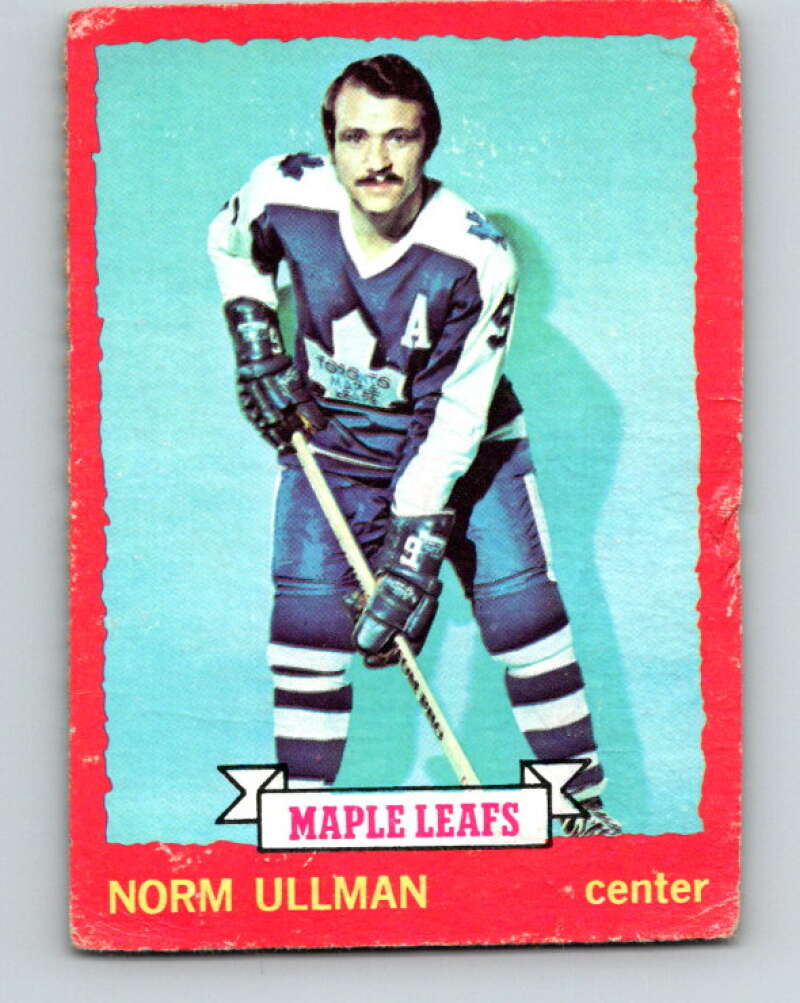 1973-74 O-Pee-Chee #27 Norm Ullman Toronto Maple Leafs V8031