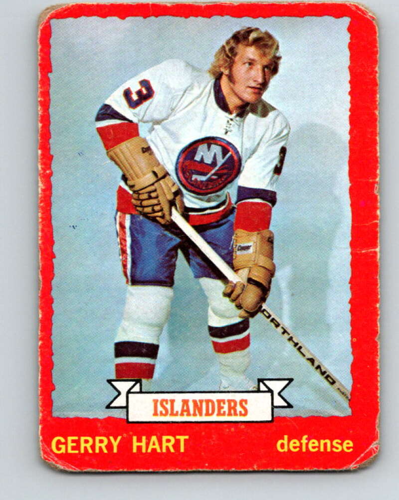 1973-74 O-Pee-Chee #34 Gerry Hart New York Islanders V8060