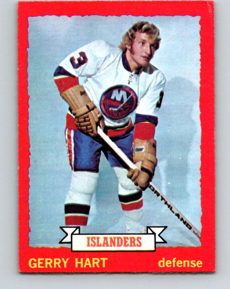 1973-74 O-Pee-Chee #34 Gerry Hart New York Islanders V8061