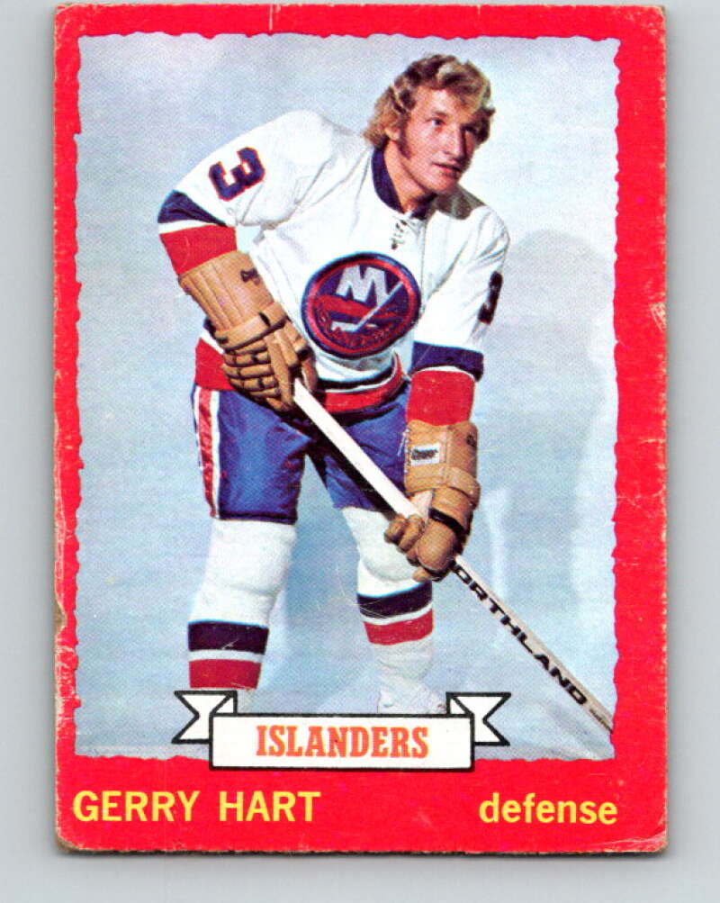 1973-74 O-Pee-Chee #34 Gerry Hart New York Islanders V8062