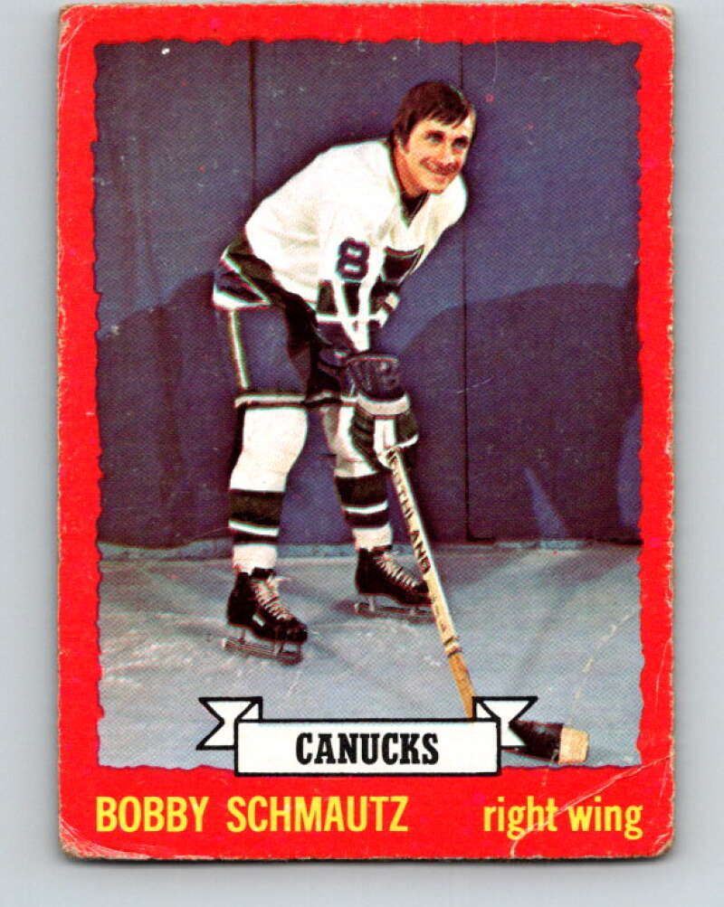 1973-74 O-Pee-Chee #35 Bobby Schmautz Vancouver Canucks V8065