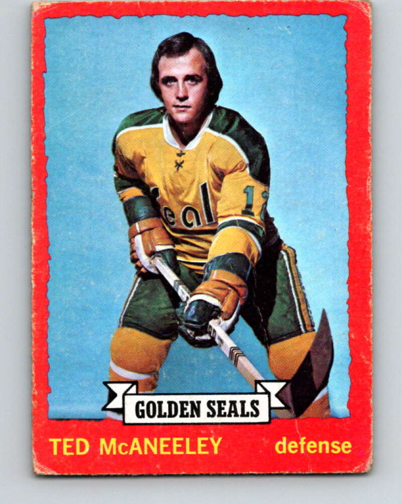 1973-74 O-Pee-Chee #37 Ted McAneeley California Golden Seals V8070