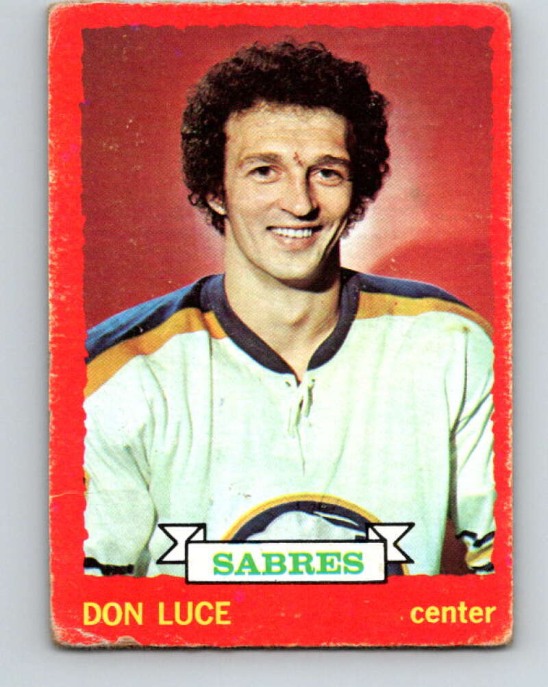 1973-74 O-Pee-Chee #38 Don Luce Buffalo Sabres V8072