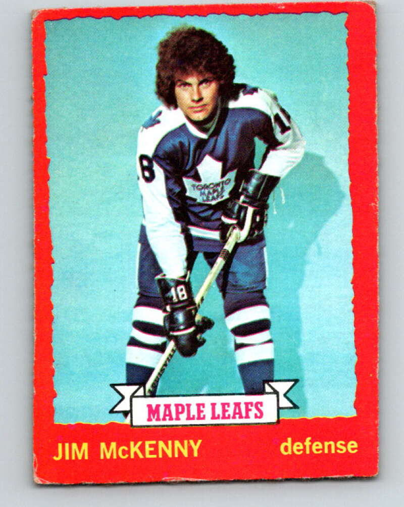 1973-74 O-Pee-Chee #39 Jim McKenny Toronto Maple Leafs V8079