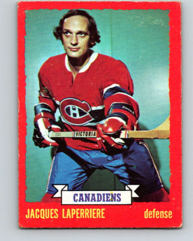 1973-74 O-Pee-Chee #40 Jacques Laperriere Montreal Canadiens V8082
