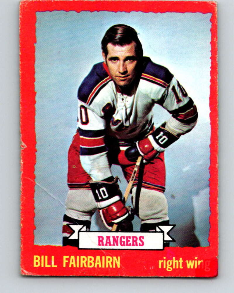 1973-74 O-Pee-Chee #41 Bill Fairbairn New York Rangers V8084