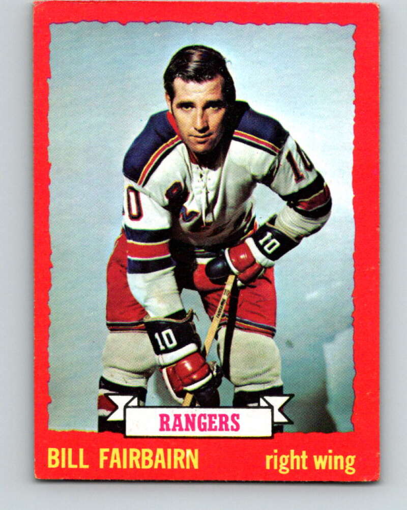 1973-74 O-Pee-Chee #41 Bill Fairbairn New York Rangers V8086