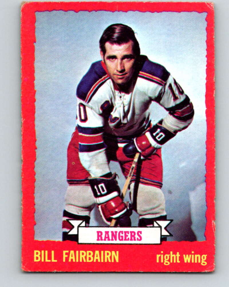 1973-74 O-Pee-Chee #41 Bill Fairbairn New York Rangers V8088