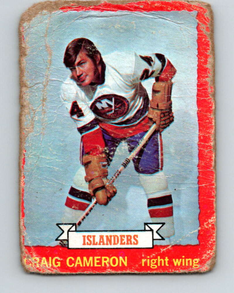 1973-74 O-Pee-Chee #42 Craig Cameron New York Islanders V8090